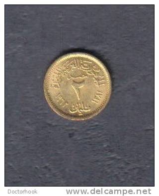 EGYPT   2 MILLS 1962 (KM # 403) - Egipto