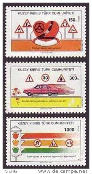 1990 NORTH CYPRUS TRAFFIC MNH ** - Unused Stamps