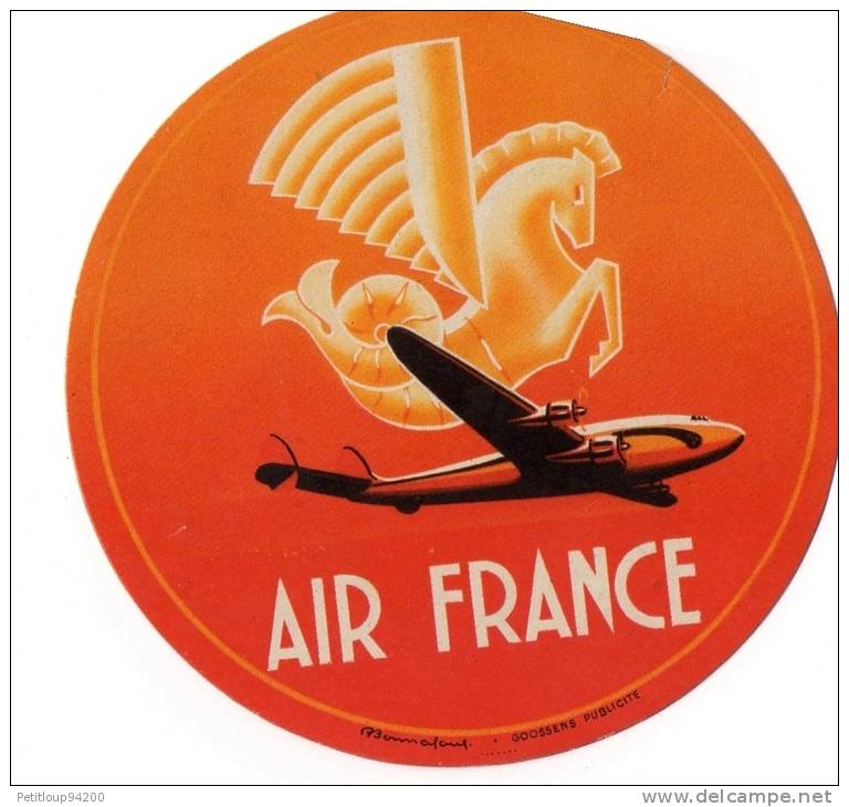 ETIQUETTE  A  BAGAGES  Air France - Etiquetas De Equipaje