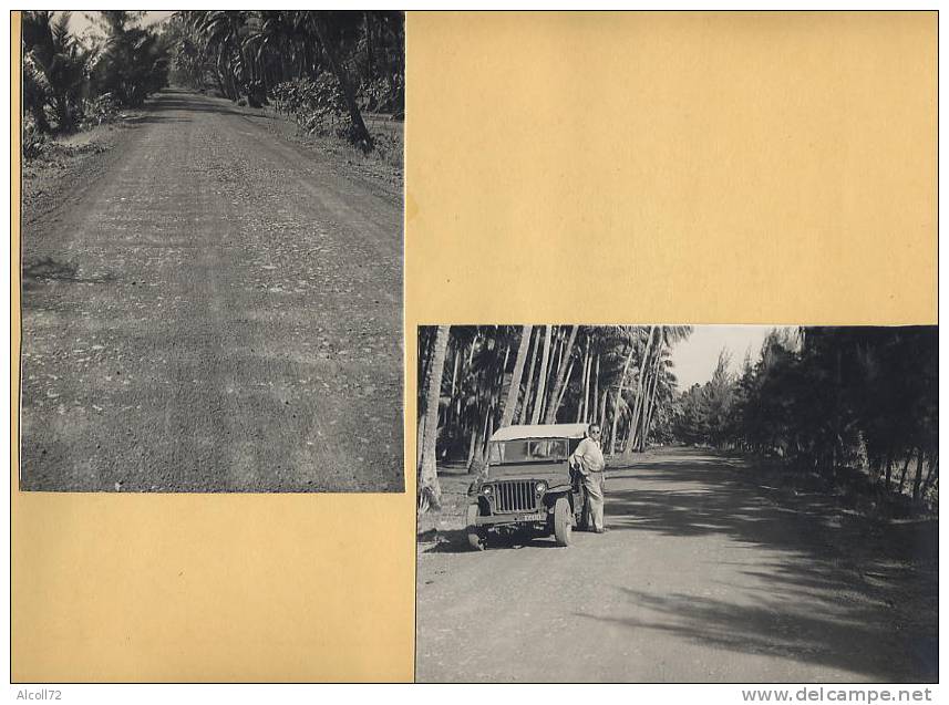 album  60 Photos : TAHITI - travaux des Ponts, Maisons, Collège, institut recherche,routes,bulldozer de 1949 à 1951 , ca