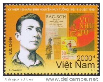 Birth Centenary Of Nguyen Huy Tuong (06-05-1912 - 25-07-1960) - Vietnam New Issue 2012 - Vietnam