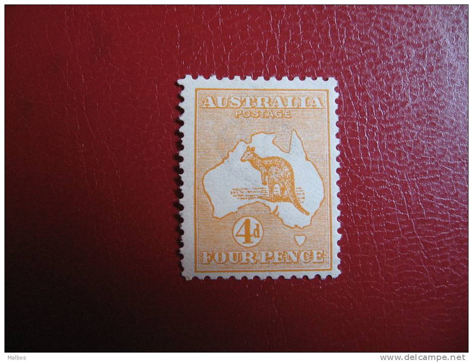 AUSTRALIE  1913 (*)  S&G # 6 - P12 - W(2) Crown A - Gomme & Charnière - Gum & Hinge - Nuevos