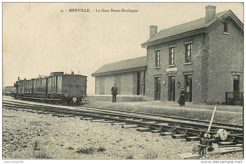 Merville : La Gare De Basse Boulogne - Merville