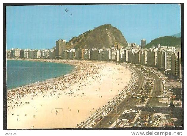 RIO DE JANEIRO Parcial Praia De Copacabana Botafago 1983 - Copacabana