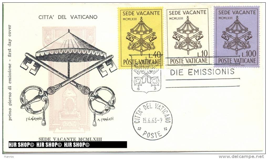 1963, FDC 429-431 - FDC