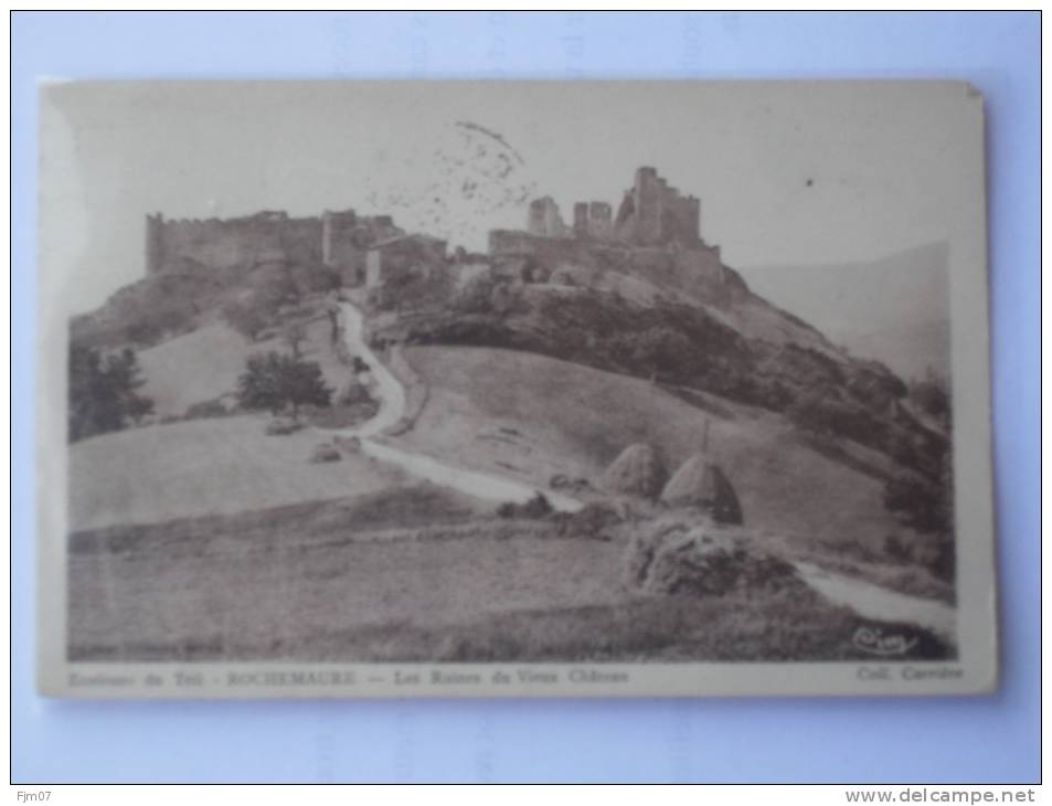 Rochemaure - Les Ruines Du Vieux Chateau - (07) - Rochemaure