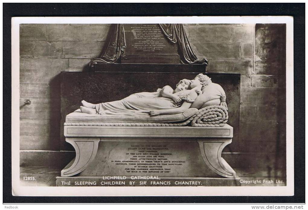 RB 873 - Real Photo Postcard - The Sleeping Children By Sir Francis Chantry - Lichfield Cathedral Staffordshire - Sonstige & Ohne Zuordnung