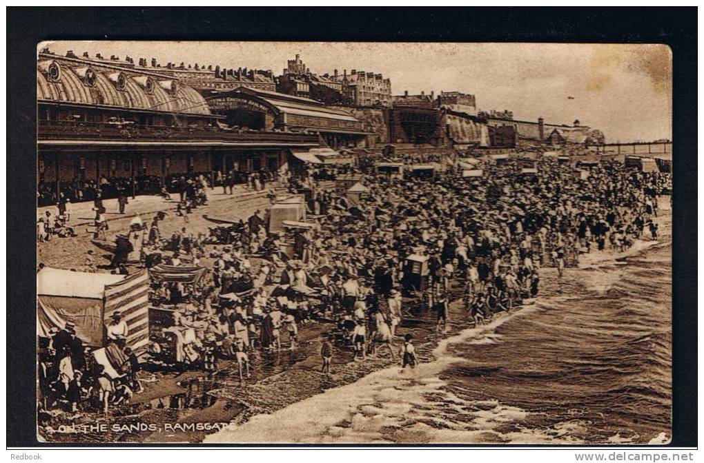 RB 873 - Early Animated Postcard - On The Sands - Ramsgate Kent - Ramsgate