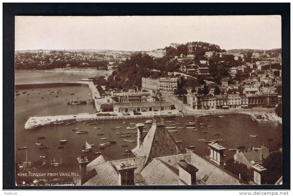 RB 873 - 1925 J. Salmon Postcard - Torquay From Vane Hill Devon - Torquay