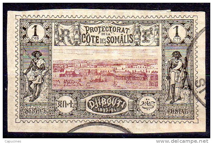 COTE Fse DES SOMALIS - 1894-1900: Vues Diverses De Djibouti (N° 6 Obl.) - Oblitérés