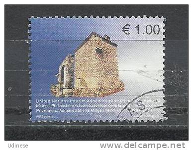 KOSOVO 2007 - MONUMENTS 1.00  -  USED OBLITERE GESTEMPELT USADO - Kosovo