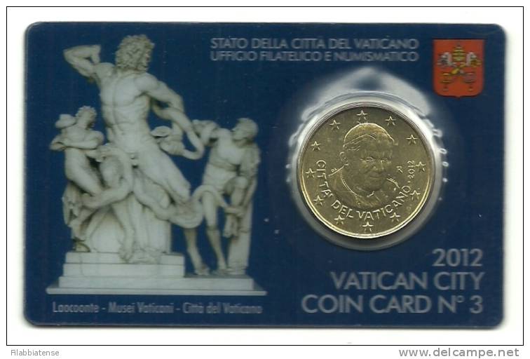 2012 - Vaticano Coin Card N. 3 - Vaticaanstad