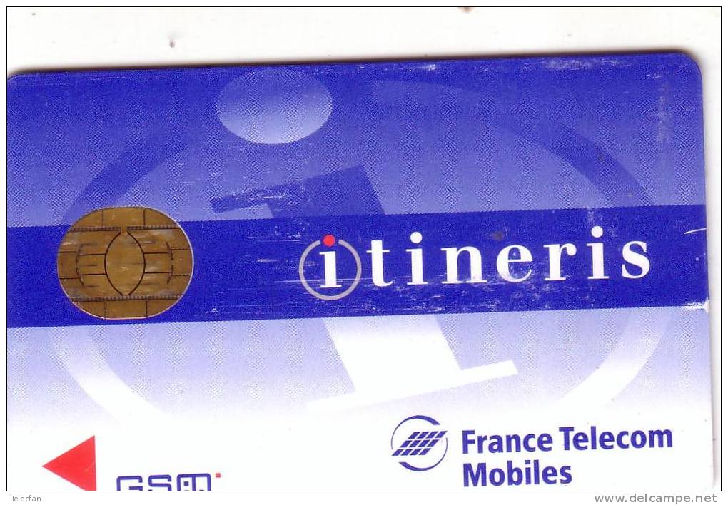 FRANCE CARTE MERE GSM ITINERIS GEMPLUS RAYEE UT - Nachladekarten (Handy/SIM)