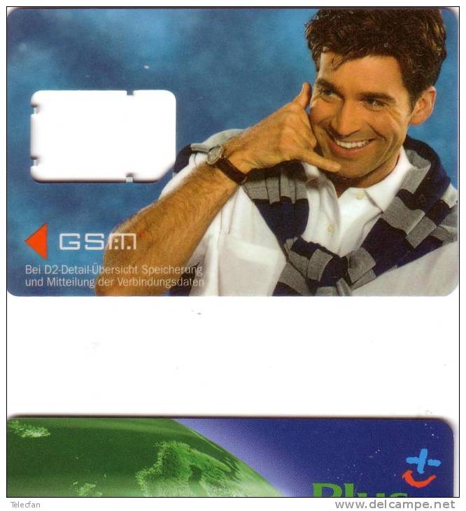 ALLEMAGNE GERMANY CARTE GSM MANNESMANN D2 MAN HOMME WITHOUT CHIP SANS PUCE - GSM, Voorafbetaald & Herlaadbare Kaarten