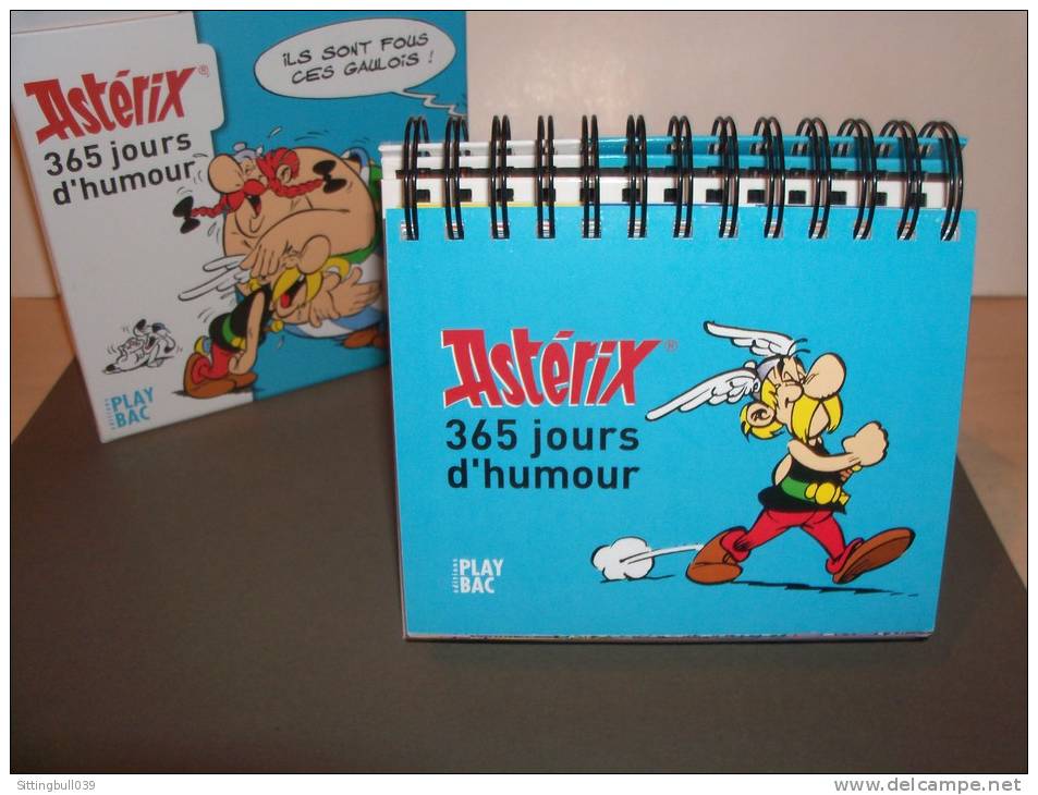 ASTERIX. 365 jours d'humour. Calendrier perpétuel PLAY BAC 2005, Les Editions Albert René / GOSCINNY  UDERZO. épuisé !