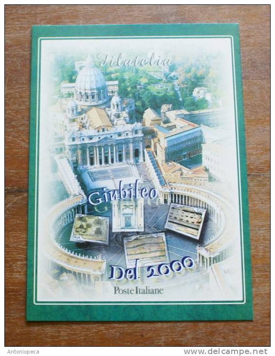 ITALIA "ANNO SANTO 2000" 5 OFFICIAL POSTCARDS IN ORIGINAL FOLDER, RARE - Altri & Non Classificati