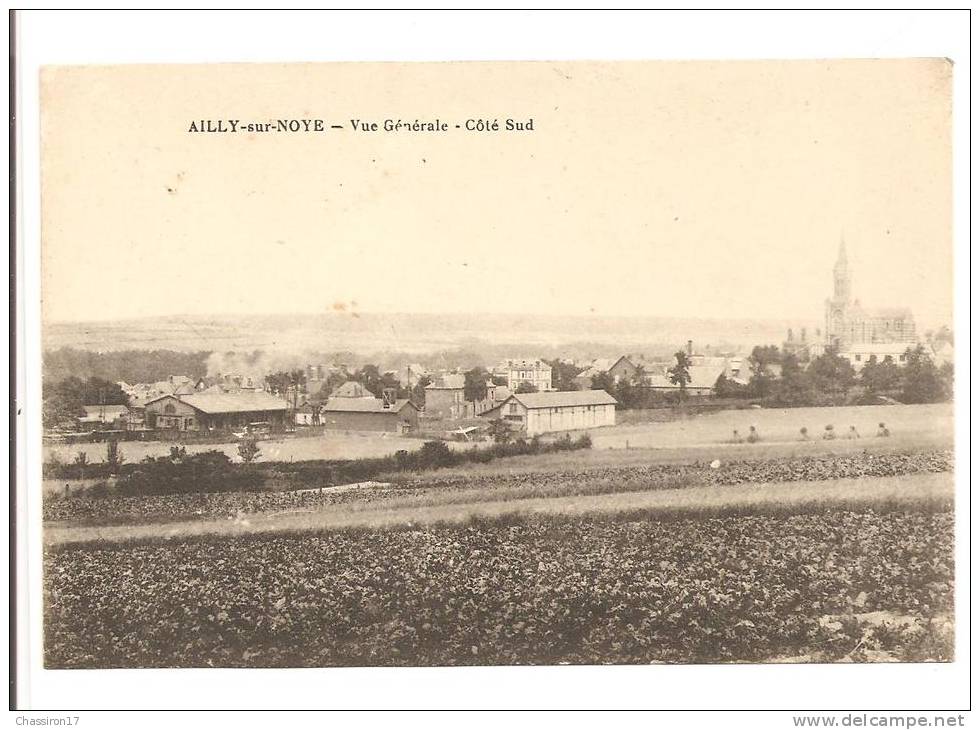 80 -   AILLY-sur-NOYE  - Vue Générale - Côté Sud - Ailly Sur Noye