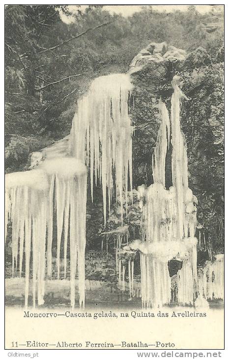 PORTUGAL - MONCORVO - QUINTA DAS AVELEIRAS - CASCATA GELADA 1915 PC. - Bragança