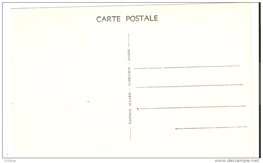 CPA - 58 - Nièvre - Neuvy Sur Loire : Route De Paris : Animation , Voitures, Garage , Monument Aux Morts ... - Altri & Non Classificati