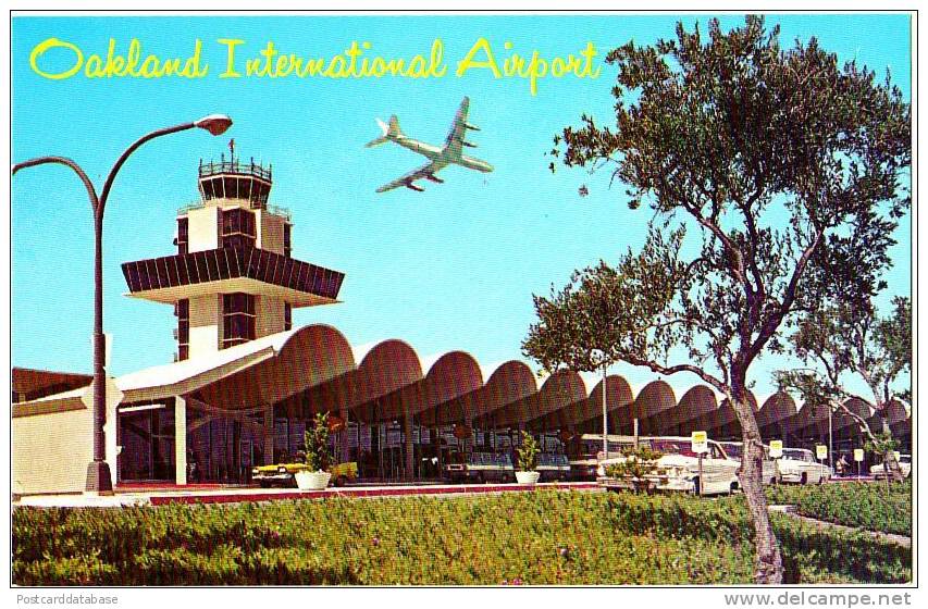 Oakland International Airport - & Airport, Airplane, Old Cars - Oakland