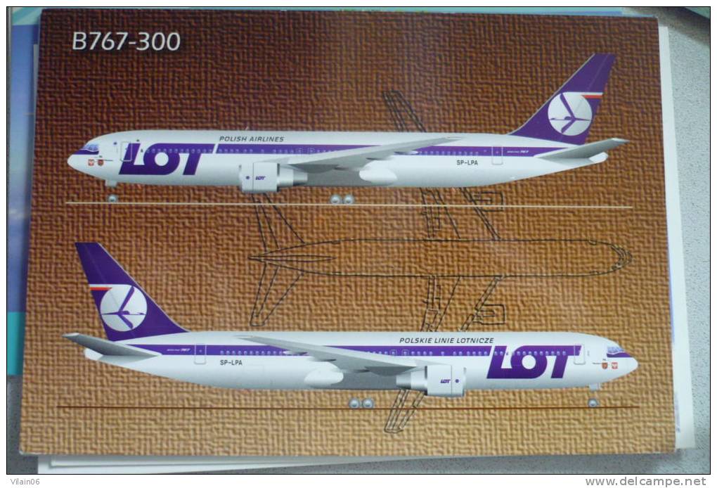 LOT   B 767 300      AIRLINE ISSUE - 1946-....: Moderne