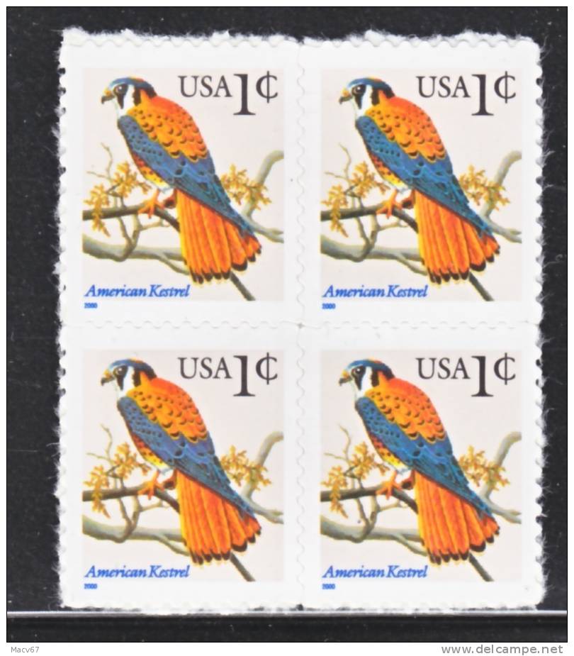 U.S. 3031a X 4  Perf 11 1/4   **  FAUNA  BIRDS - Unused Stamps