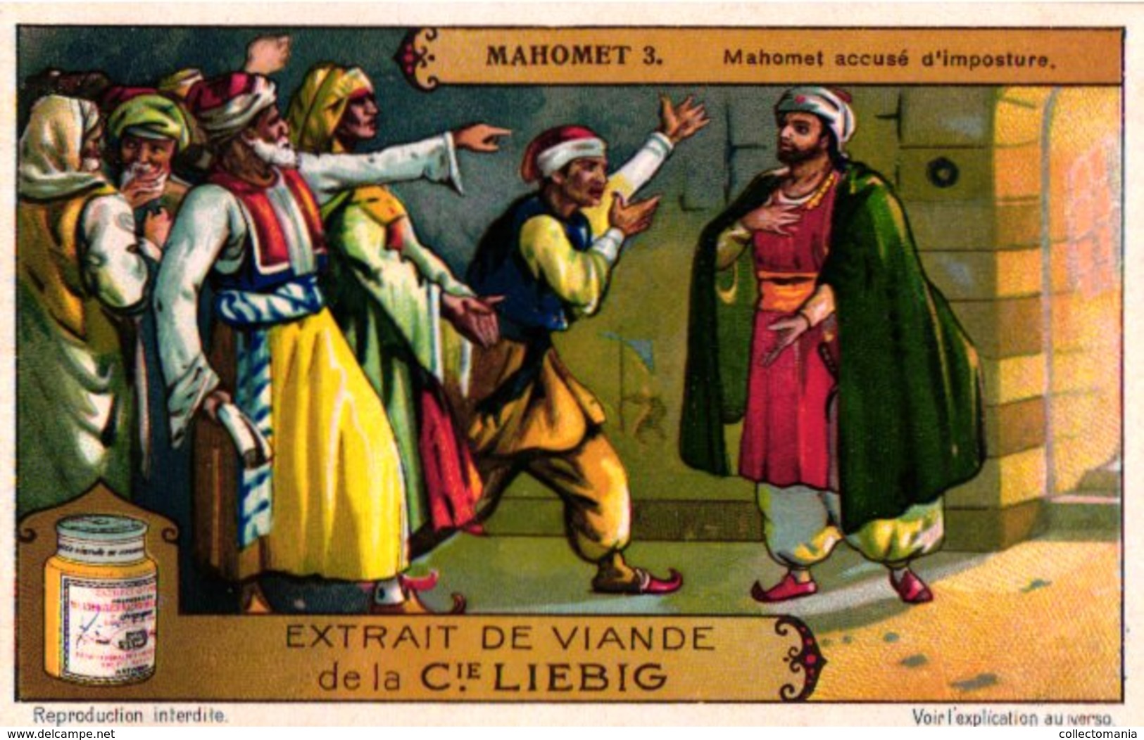 1212 Mahomet ( Anno 1928 Prophet - Profeet - PROPHETE - Allah - Koran- Mohammed - Mahomet) Série 6 Chromos LIEBIG - Liebig