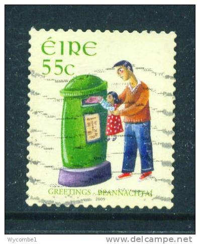 IRELAND  -  2009  Greetings  Self Adhesive  55c  FU  (stock Scan) - Gebruikt