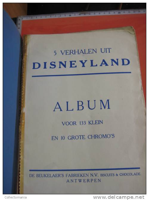 1 Full Compl Set 133 Small & 10 Big, 5 Stories Disneyland, De Beukelaer, Peter &  Wolf, Donkey, In Original Album C1950 - Autres & Non Classés