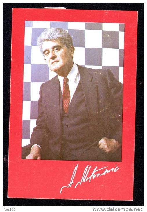 CHESS, ECHECS,1990 ALEXSANDAR MATANOVIC POSTCARD OBLITERATION CONCORDANTE JUGOSLAVIA. - Ajedrez