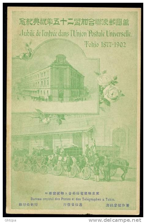 LOT De 6 CPA. JAPON TOKIO. Jubilé De L'entrée Dans L'Union Postale Universelle Tokio 1877-1902. - Tokyo