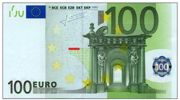 EURO ITALY 100 S TRICHET J024 UNC - 100 Euro