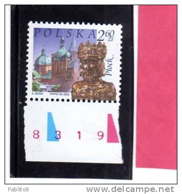 POLONIA POLAND POLSKA 2002 MONUMENTS 2.60z, PTOCK CITY POLISH CITIES MNH - Unused Stamps