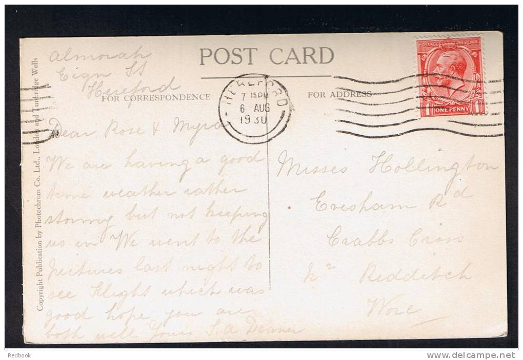 RB 874 - 1930 Postcard Victoria Bridge Hereford Herefordshire - Herefordshire