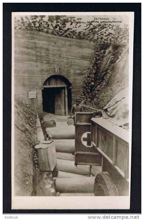 RB 874 - Real Photo Postcard - Entrance To German Underground Hospital - Guernsey Channel Islands - Guernsey