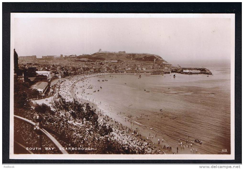 RB 875 - Real Photo Postcard - South Bay Scarborough Yorkshire - Scarborough