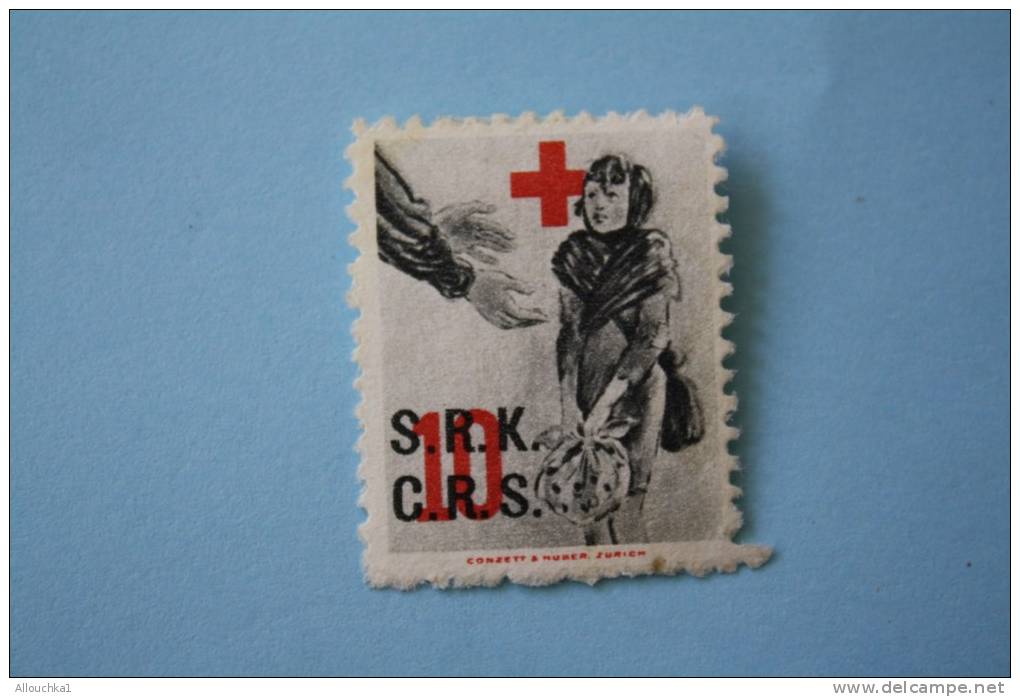 SRK  CRS Enfants Abandonnés VIGNETTE (*)CROIX ROUGE Cruz Roza RED CROSS,Cruz Roja,Rotes Kreuz,Croce Rossa,VIÑETA Identif - Rotes Kreuz