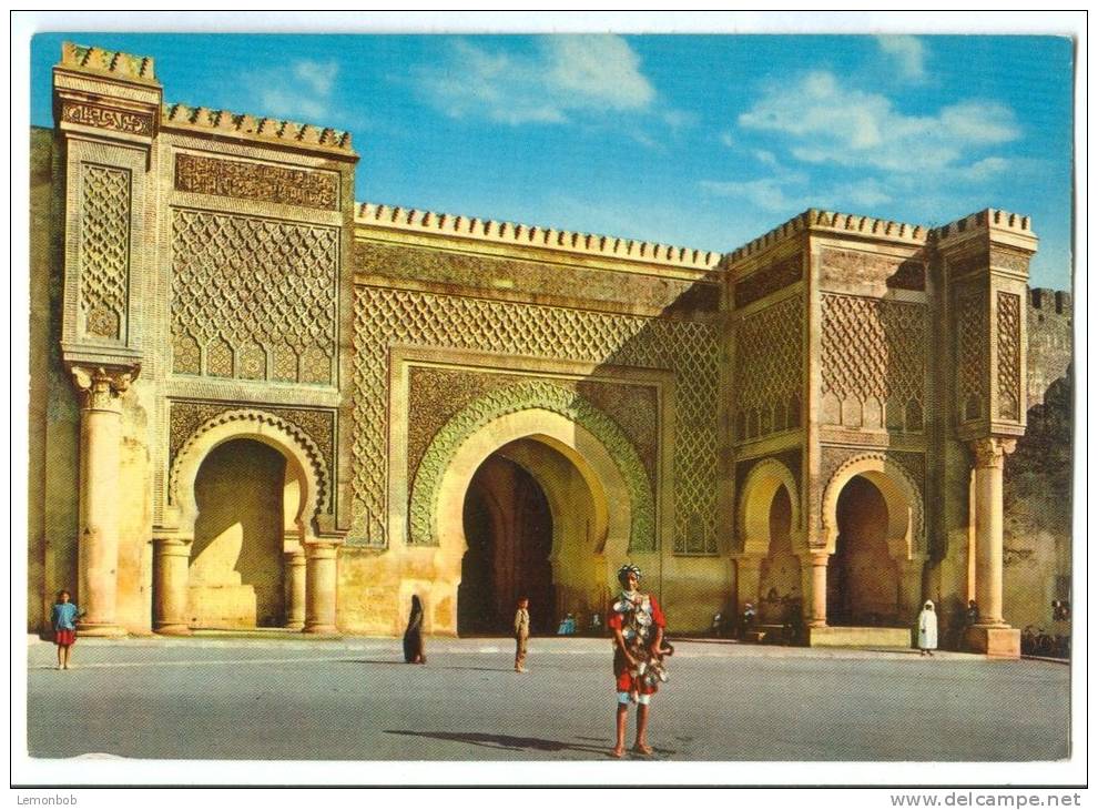 Morocco, Maroc, Meknes, Bab El Mansour, El Mansour Gate, Unused Postcard [10361] - Meknes