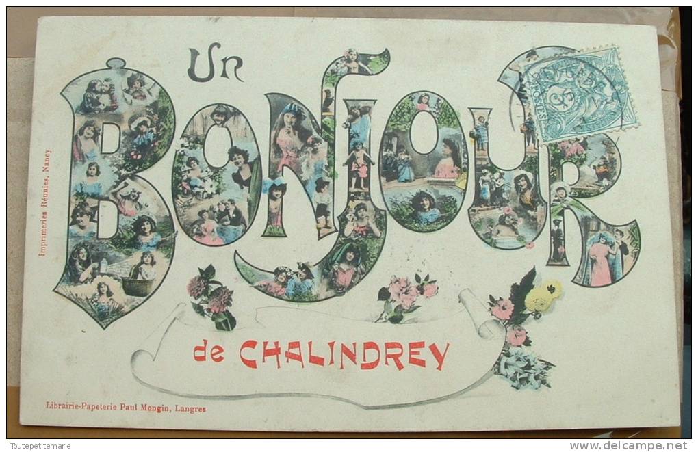 Un Bonjour De Chalindrey  - Carte Fantaisie - Chalindrey