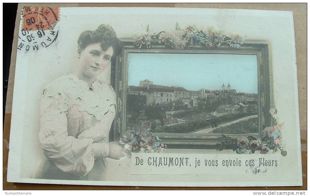 De Chaumont Je Vous Envoie Ces Fleurs  - Carte Fantaisie - Chaumont