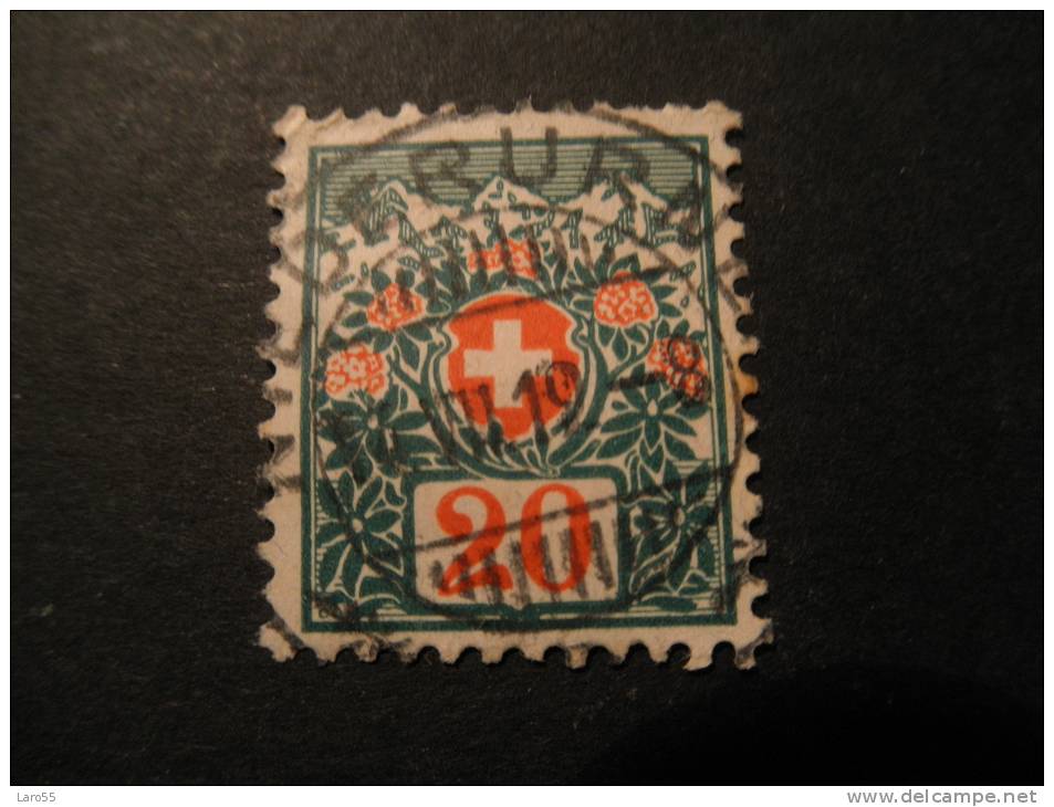 Schweiz Portomarken 1910 Michel 34 (20%) - Postage Due