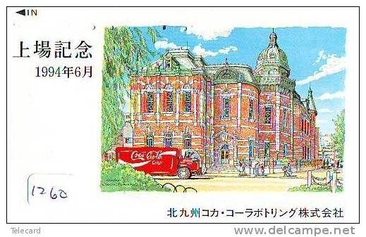 Télécarte Japon * COCA COLA  (1260) JAPAN PHONECARD * TELEFONKARTE * COKE * - Werbung