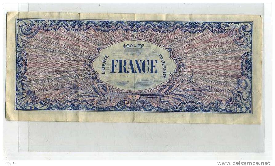 - FRANCE . 100 F. 1944 - 1945 Verso Frankreich