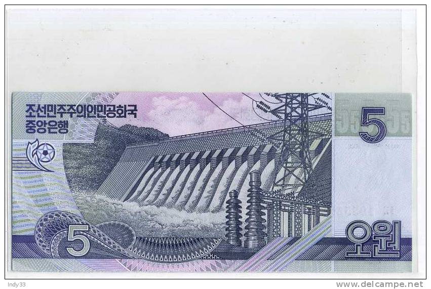 - COREE DU NORD . 5 W. 2002 - Korea (Nord-)