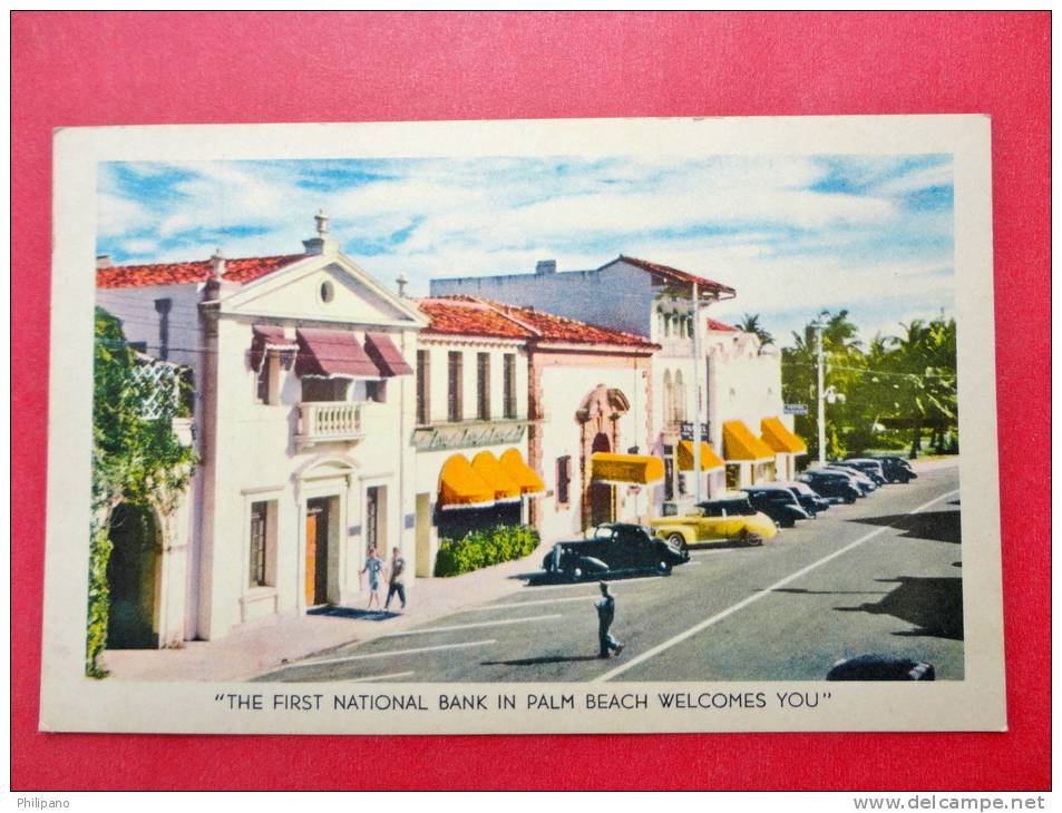 FL - Florida > Palm Beach  First National Bank Vintage Border =  = ===    =ref 575 - Palm Beach