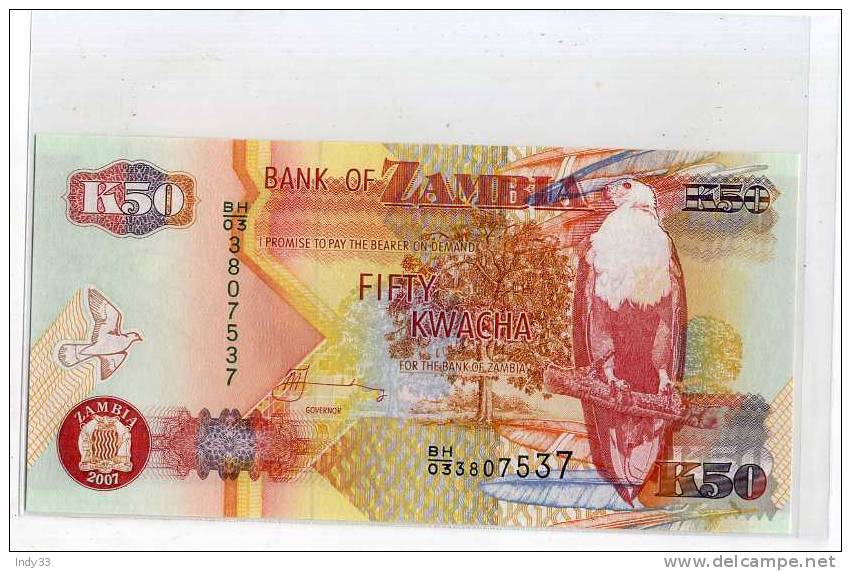 - ZAMBIE . 50 K. 2007 - Zambia