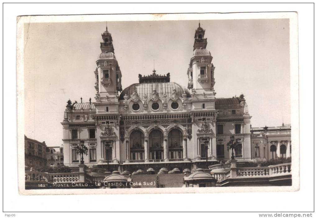 Pricipauté De MONACO . MONTE-CARLO.  Le Casino Côté Sud - Casino