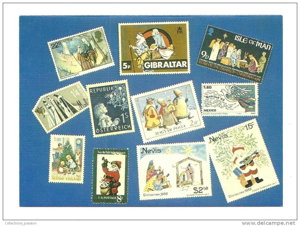 Cp, Timbre (Représentation) - Asociacion Uruguaya De Aldeas Infantiles S.O.S., écrite 1987 - Stamps (pictures)