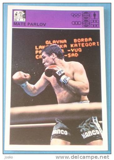 MATE PARLOV - Yugoslavia Vintage Card Svijet Sporta * Boxing Boxe Boxeo Boxen Pugilato Boksen - Trading Cards