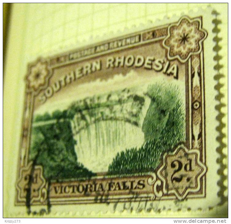 Southern Rhodesia 1932 Victoria Falls 2d - Used - Rodesia Del Sur (...-1964)